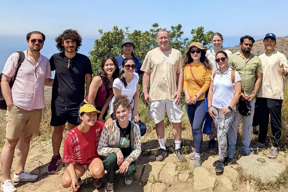 Lab members on a hike at Leo Carillo park, June 2025