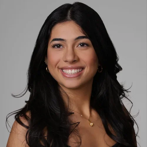 A headshot of Hana Aflatooni