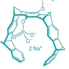"Molecular tweezer" are a chemical compound in a shape resembling a horseshoe.