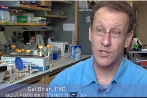 A screen capture of Dr. Bitan from a UCTV video.